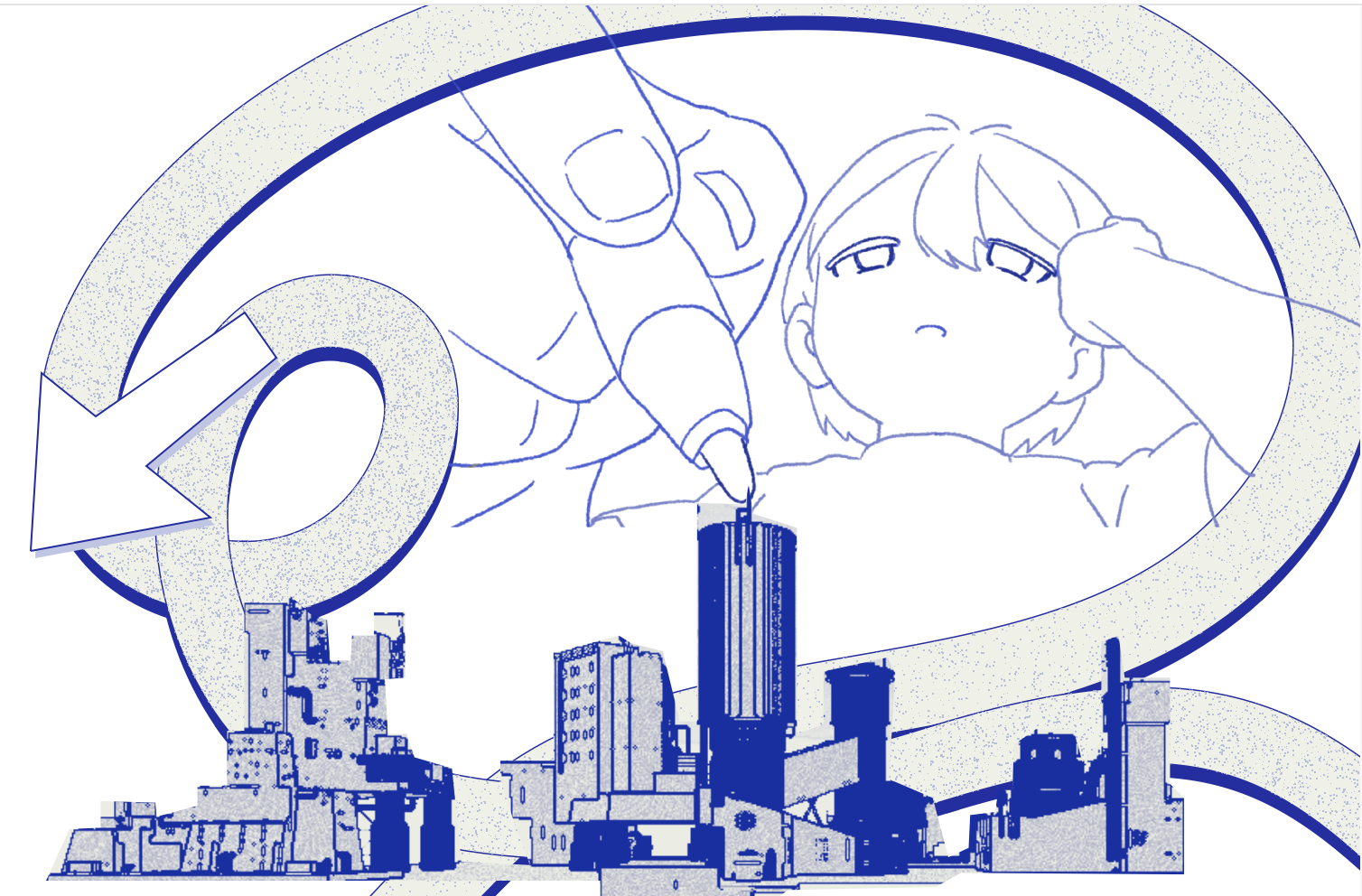 create sth. cover illustration
